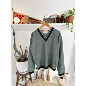 Vintage 1960s True Vintage Jantzen V Neck Sweater Large